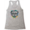 pug face Racerback Tank