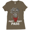 Puff Puff Pass Ladies Fitted T-Shirt