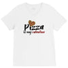 pizza is my valentine 56 V-Neck Tee