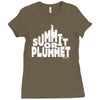 summit or plummet Ladies Fitted T-Shirt