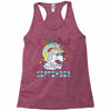 unicorns are born in september cute unicorn Racerback Tank