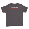 i'm in good shape round is a shape! funny Youth Tee