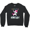 Born Unicorns-Born February Crewneck Sweatshirt