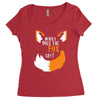for fox sake Women's Triblend Scoop T-shirt