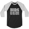 hooray sports win points 3/4 Sleeve Shirt