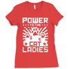 power to the cat ladies Ladies Fitted T-Shirt