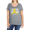 Super Saiyan Air Ladies Curvy T-Shirt