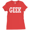 geek Ladies Fitted T-Shirt