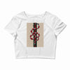 Gucci Pattern and Snake Crop Top