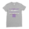 i crochet so i don't choke people save a life, send yarn Ladies Fitted T-Shirt