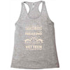 proud vet tech dad Racerback Tank