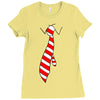 tie Ladies Fitted T-Shirt