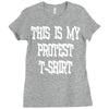 My First Protest T-Shirt Ladies Fitted T-Shirt