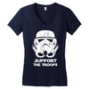 support the troops Women's V-Neck T-Shirt