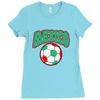 mexico soccer Ladies Fitted T-Shirt