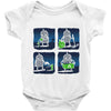 saving the world, one small step at a time Baby Onesie