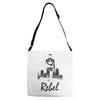 rebel   blackout Adjustable Strap Totes