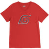Hidden Leaf Village Symbol T-Shirt V-Neck Tee
