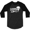 american sniper punisher 3/4 Sleeve Shirt