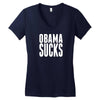 Obama Sucks Women's V-Neck T-Shirt