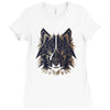 polygon wolf Ladies Fitted T-Shirt