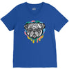 pug face V-Neck Tee
