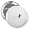 chicken xing Pin-back button