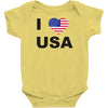 i love usa Baby Onesie
