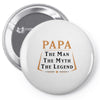 papa the man the myth the legend Pin-back button