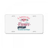 A January Girl Like A Flowers License Plate