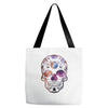 Colorful Skull Tote Bags