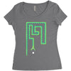 snake Women's Triblend Scoop T-shirt
