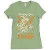 scary krampus Ladies Fitted T-Shirt
