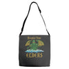 respect your elders Adjustable Strap Totes