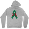 liver ribbon and rose Unisex Hoodie