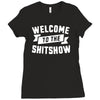 welcome to the shitshow Ladies Fitted T-Shirt