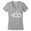 the 100 Women's V-Neck T-Shirt