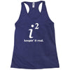 keepin' it real Racerback Tank