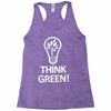 think green Racerback Tank