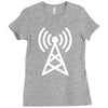 antenna broadcast Ladies Fitted T-Shirt