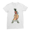 go vegan 6 Ladies Fitted T-Shirt