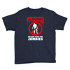 zombie  do not feed the zombies fun Youth Tee