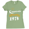queens are born in 1978 Ladies Fitted T-Shirt