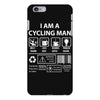 I Am A Cycling Man white letter iPhone 6 Plus/6s Plus Case