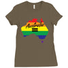 Vote Yes-Australia Marriage Equality Ladies Fitted T-Shirt