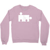 rude jigsaw ideal birthday present or gift Crewneck Sweatshirt