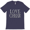 love cheer gold mixed media T-Shirt