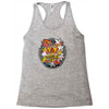 pokemon style dodge ball league Racerback Tank