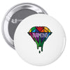 Diamond Pin-back button