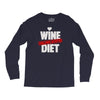 wine diet challenge accepted Long Sleeve Shirts